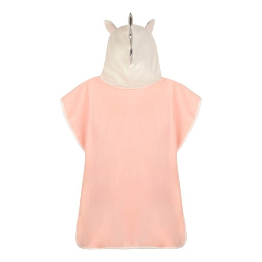 Poncho pentru copii roz din bumbac Lola – Good Morning