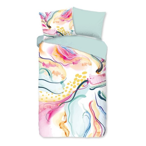 Lenjerie de pat din bumbac pentru pat de o persoană, extinsă 140x220 cm Magic – Good Morning