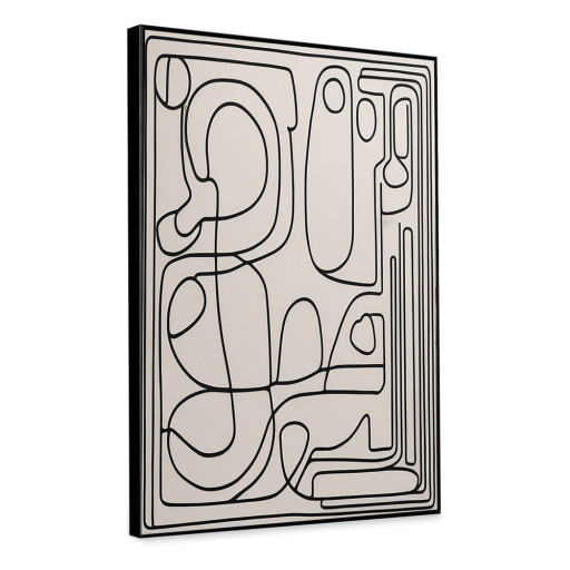 Tablou 60x90 cm Labyrinth of Lines – knor
