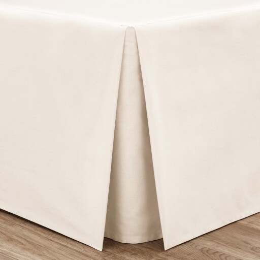 Husă pentru cadru de pat crem din bumbac percale 135x190 cm Easy Iron Percale – Catherine Lansfield