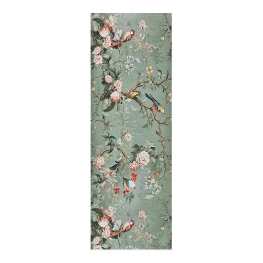 Covor tip traversă verde deschis lavabil 52x200 cm Ricci Monet – Universal