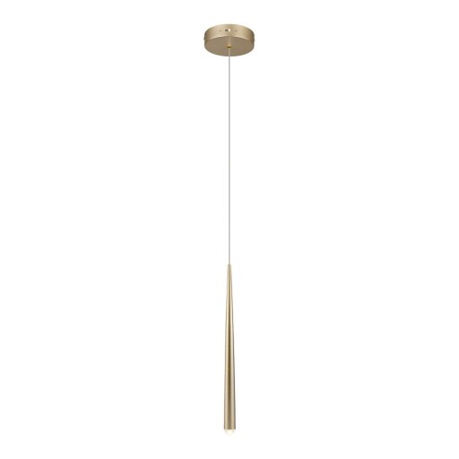 Lustră aurie LED ø 14 cm Cala – Trio Select