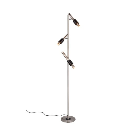 Lampadar negru/argintiu LED (înălțime 150 cm) Ikaris – Trio Select