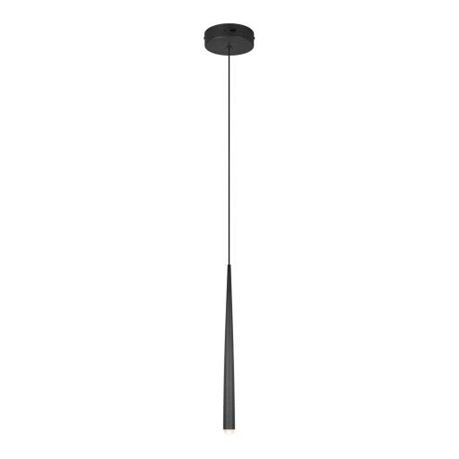 Lustră neagră LED ø 14 cm Cala – Trio Select