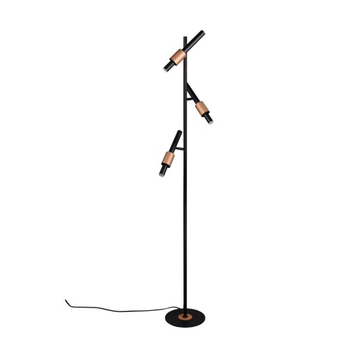 Lampadar negru/bronz LED (înălțime 150 cm) Ikaris – Trio Select
