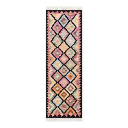 Covor tip traversă reversibil, țesut manual din lână 60x190 cm Kamal Zara – Nouristan