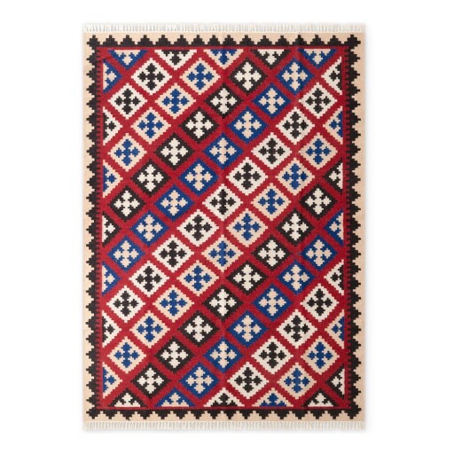 Covor roșu reversibil, țesut manual din lână 120x170 cm Kamal Rami – Nouristan