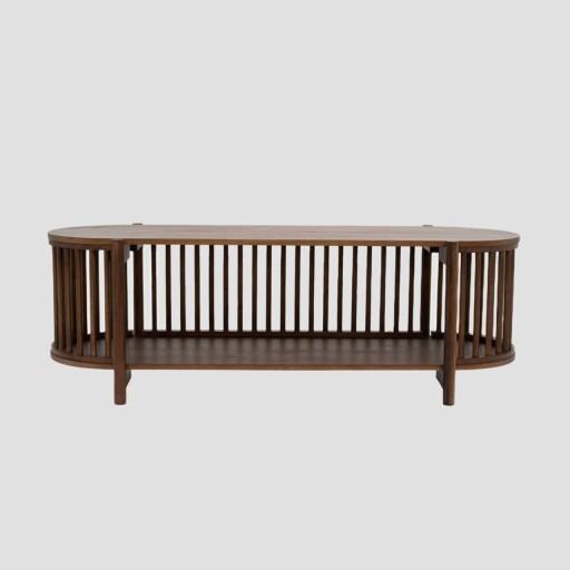 Comoda TV Vox, Homla, 120x40x40 cm, lemn, maro