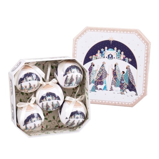 Globuri de Crăciun 5 buc. din hârtie ø 7,5 cm Magi Memory – Casa Selección