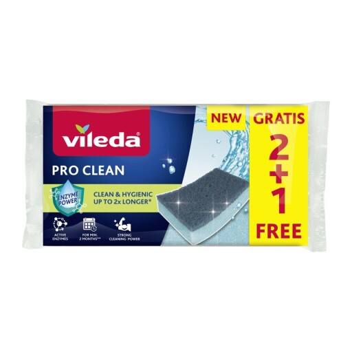 Bureți de vase 9 buc. Pro Clean – Vileda
