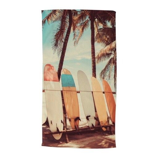 Prosop de plajă din catifea 100x180 cm Vintage Surf – Good Morning