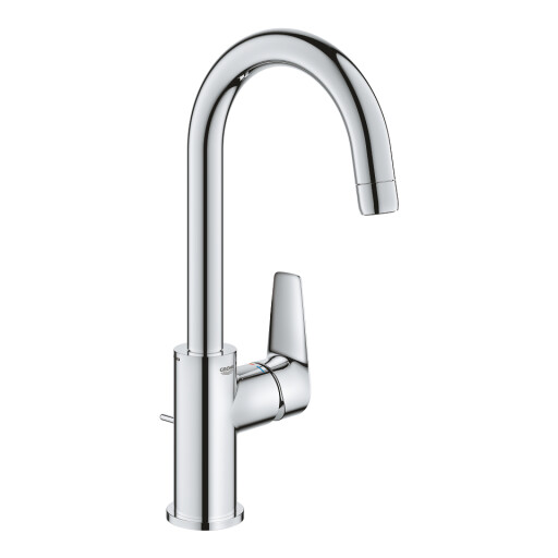 Baterie lavoar Grohe Start Edge L cu pipa pivotanta  ventil pop-up  crom