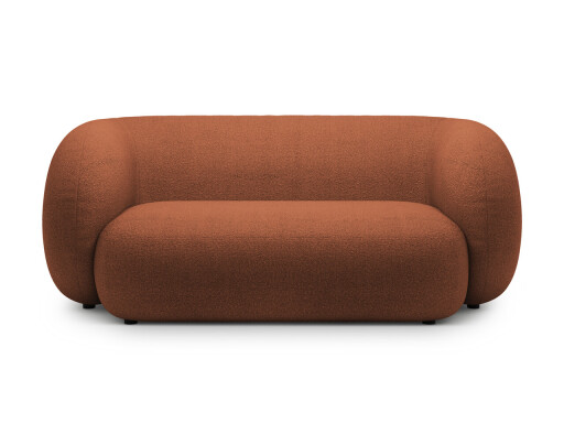 Canapea modulara 2 locuri, Kate, Micadoni, 183x99x76 cm, tesatura boucle, teracota