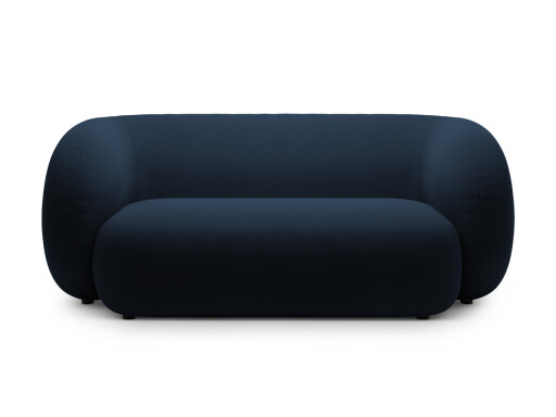 Canapea modulara 2 locuri, Kate, Micadoni, 183x99x76 cm, catifea, albastru regal