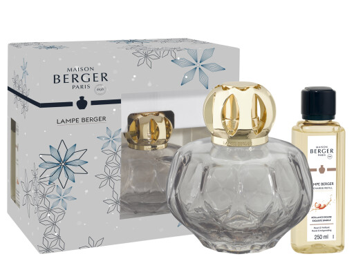 Set lampa catalitica Maison Berger Rosalie Grise cu parfum Exquisite Sparkle 250ml