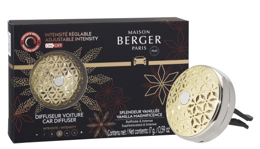 Set odorizant masina Maison Berger Pomelis  Splendour Vanillee + rezerva ceramica