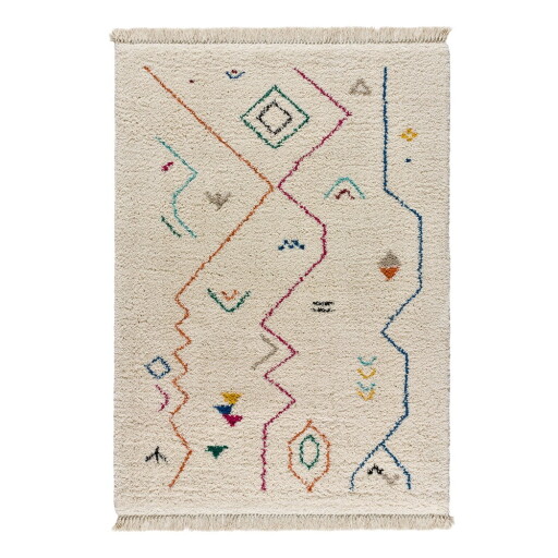 Covor Universal Yveline, 160 x 230 cm, alb - crem