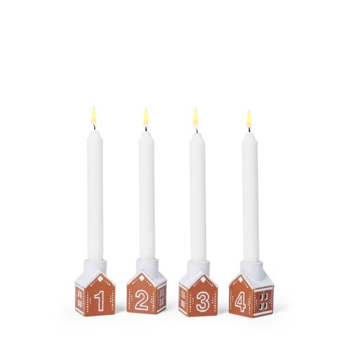 Sfeșnic pentru advent din ceramică Gingerbread – Kähler Design