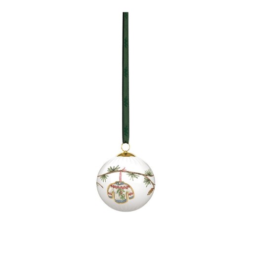 Glob de Crăciun din porțelan ø 6 cm Hammershøi Christmas Bauble 2025 – Kähler Design