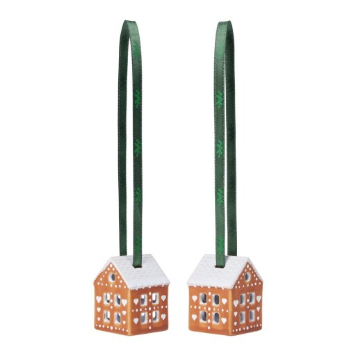 Ornamente de Crăciun 2 buc. din ceramică 5 cm Gingerbread – Kähler Design