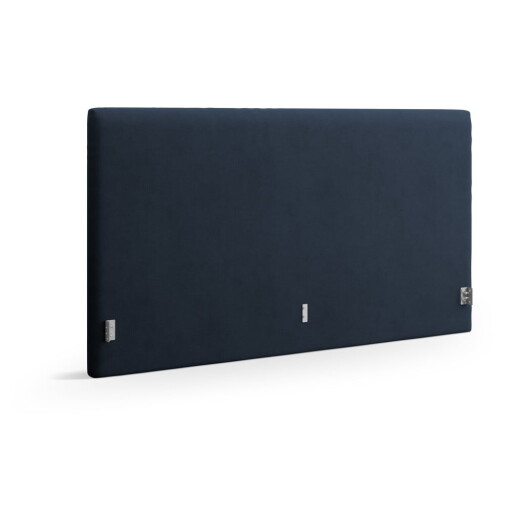 Tăblie de pat albastru-închis tapițată 150,5x100 cm Remo – Micadoni