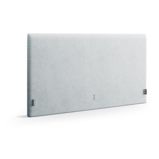 Tăblie de pat gri deschis tapițată 150,5x100 cm Remo – Micadoni