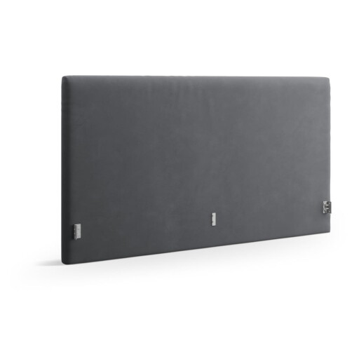Tăblie de pat gri tapițată 150,5x100 cm Remo – Micadoni