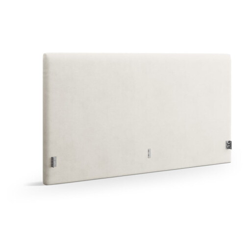 Tăblie de pat crem tapițată 150,5x100 cm Remo – Micadoni
