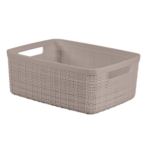 Coș de depozitare de depozitare din plastic 27x20x11 cm Jute S – Curver