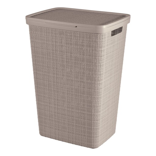 Coș de rufe taupe din plastic 58 l Jute – Curver