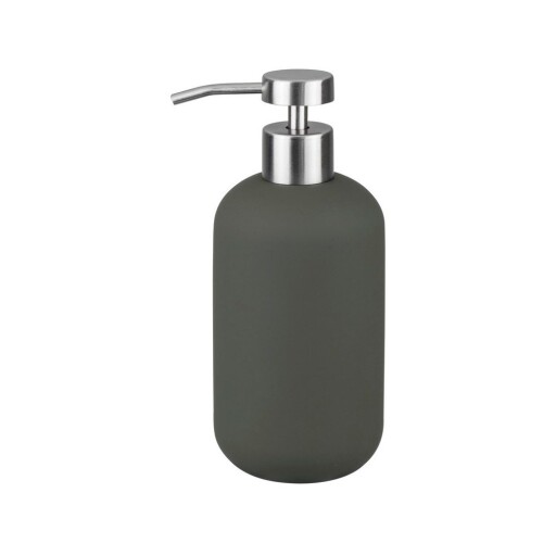Dozator de săpun lichid verde închis din ceramică 120 ml Lotus Play – Mette Ditmer Denmark