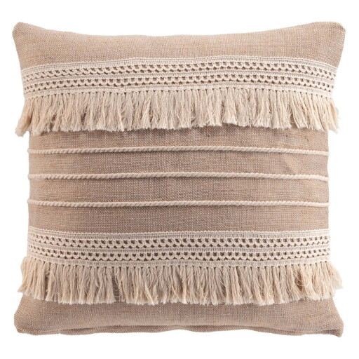 Pernă decorativă din amestec de iută 45x45 cm Cirrus – douceur d'intérieur