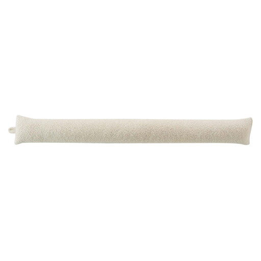 Protecție anti-curent pentru ușă crem 10x80 cm Wooly – douceur d'intérieur