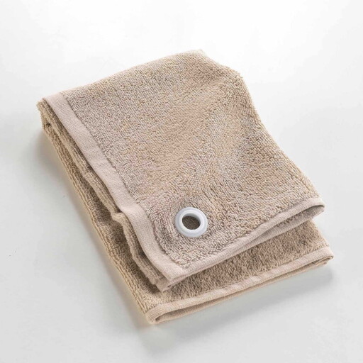 Prosop bej din bumbac din frotir 50x50 cm Cuistot – douceur d'intérieur