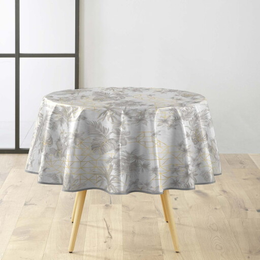Față de masă lavabilă ø 160 cm Coconut – douceur d'intérieur