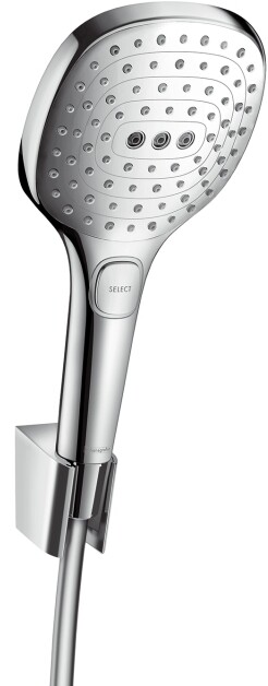 Set dus Hansgrohe Raindance Select E 120 Porter crom include furtun 1 60m