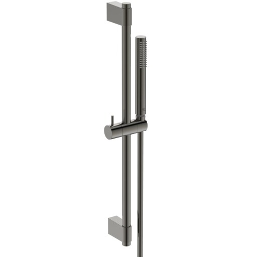 Set de dus Ideal Standard IdealRain Conca cu para de dus Stick  furtun si bara  60cm  magnetic grey
