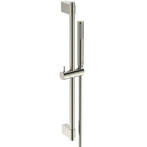 Set de dus Ideal Standard IdealRain Conca cu para de dus Stick  furtun si bara  60cm  silver storm