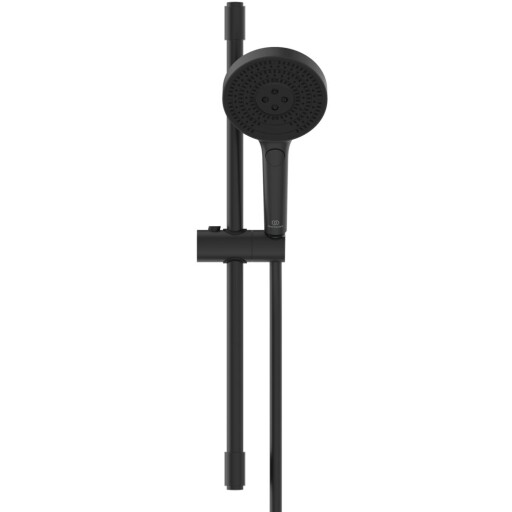 Set de dus Ideal Standard IdealRain Solos cu para de dus cu 3 jeturi  furtun si bara  60cm  silk black