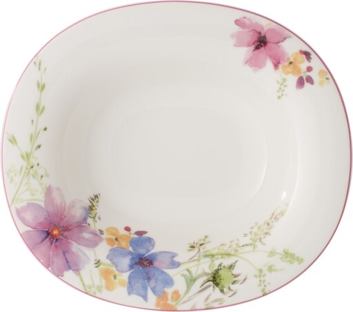 Farfurie adanca Mariefleur Basic, Villeroy &amp; Boch, 24x21 cm, portelan premium