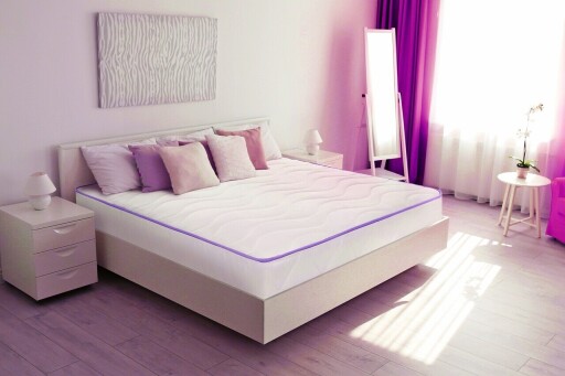 Saltea Green Future Super Ortopedica Purple Line 120x200 cm, H 16 cm