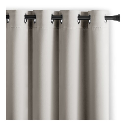 Draperie bej blackout 140x175 cm Eyelets – Restilo