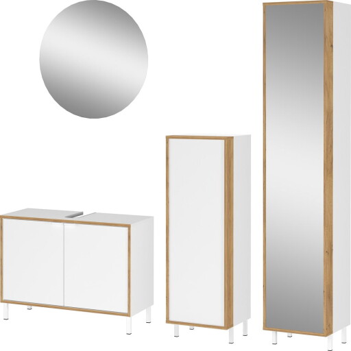 Set mobilă de baie alb Topeka – Germania