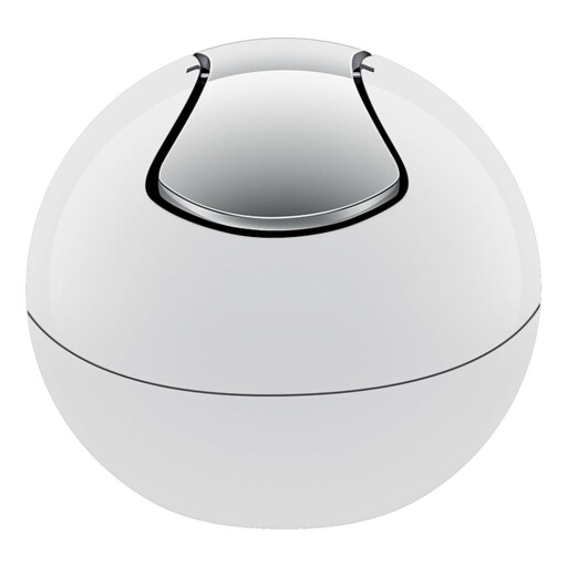 Coș de gunoi alb din plastic 1 l Bowl – Spirella