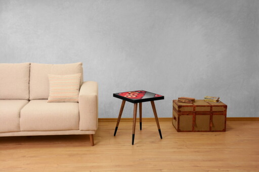 Set scaune 2 piese, Nmobb, Luna, Cadru: 100% FIER, Maro