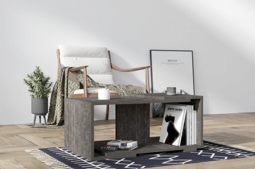 Consola, Caliente, Lala, 100x76x30 cm, Sticla temperata, Negru