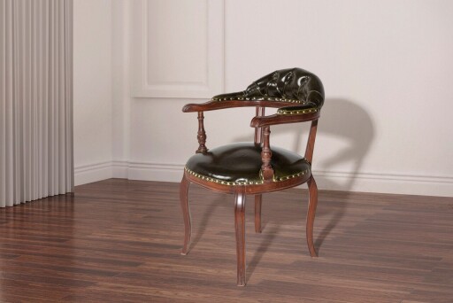 Scaun, Hanah Home, Albero39, Nuc / Verde închis