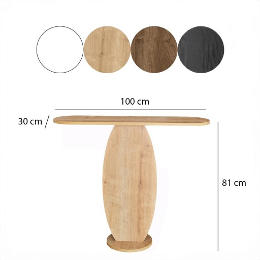 Dulap, Neostill, Ellittica, 100x81x30 cm, PAL, Maro