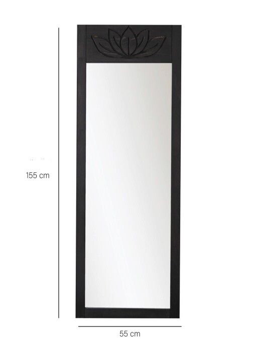 Oglinda Cheval, Neostill, Lotus, 55x155x2 cm, Lemn, Antracit