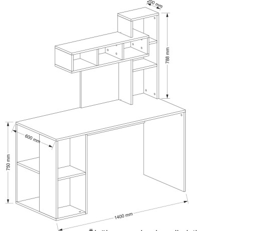 Birou, Dovelle, Coral, PAL, Alb